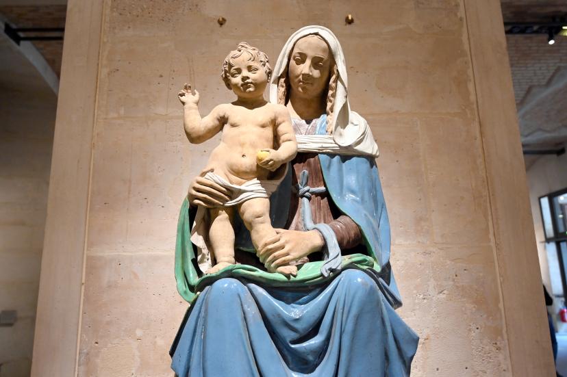 Santi Buglioni (Santi di Michele) (1515), Thronende Maria mit Kind, Paris, Musée du Louvre, Saal 163, Undatiert, Bild 2/4