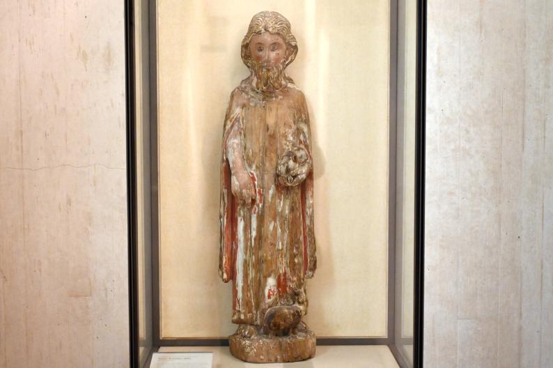 Heiliger Antonius Abbas, Paris, Musée du Louvre, Saal 164, 2. Hälfte 14. Jhd., Bild 1/2