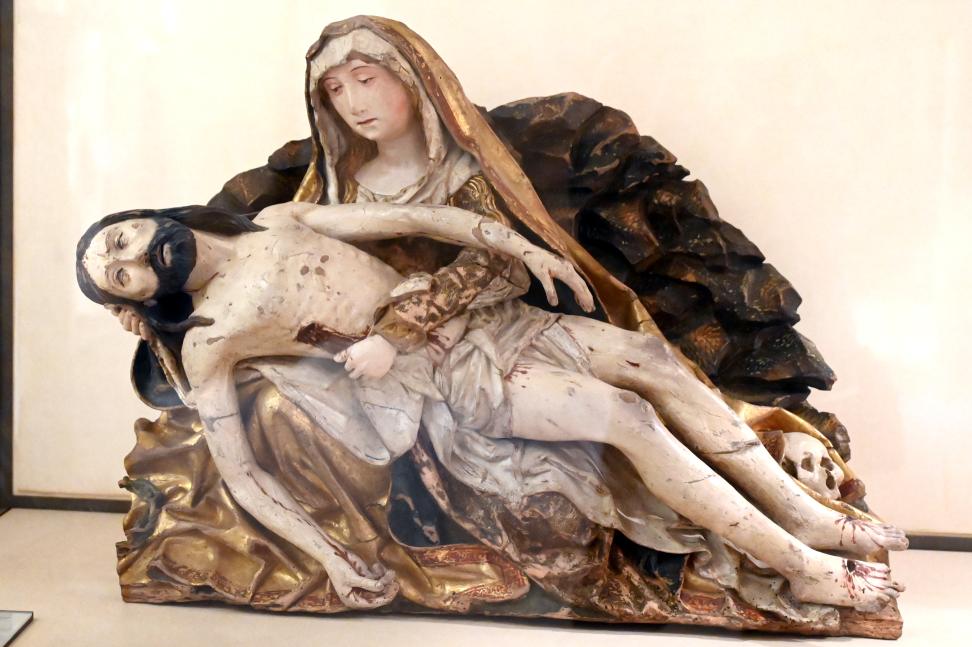 Gil de Siloé (Umkreis) (1497), Pietà, Paris, Musée du Louvre, Saal 164, um 1495–1500, Bild 1/3
