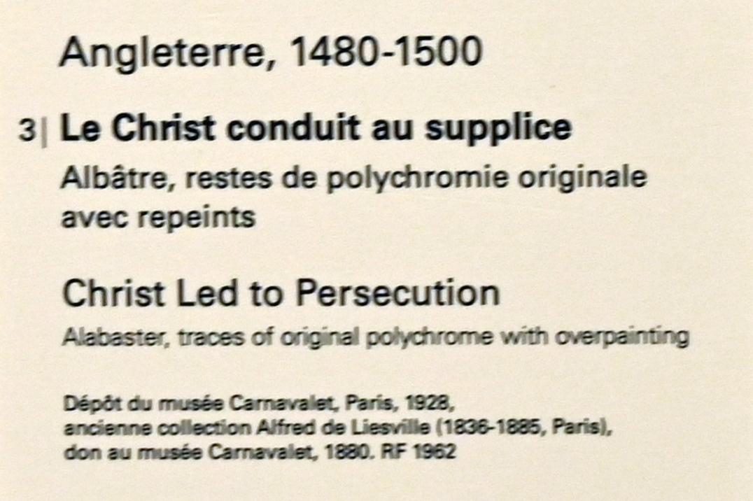 Abführung Christi, Paris, Musée du Louvre, Saal 165, um 1480–1500, Bild 2/2