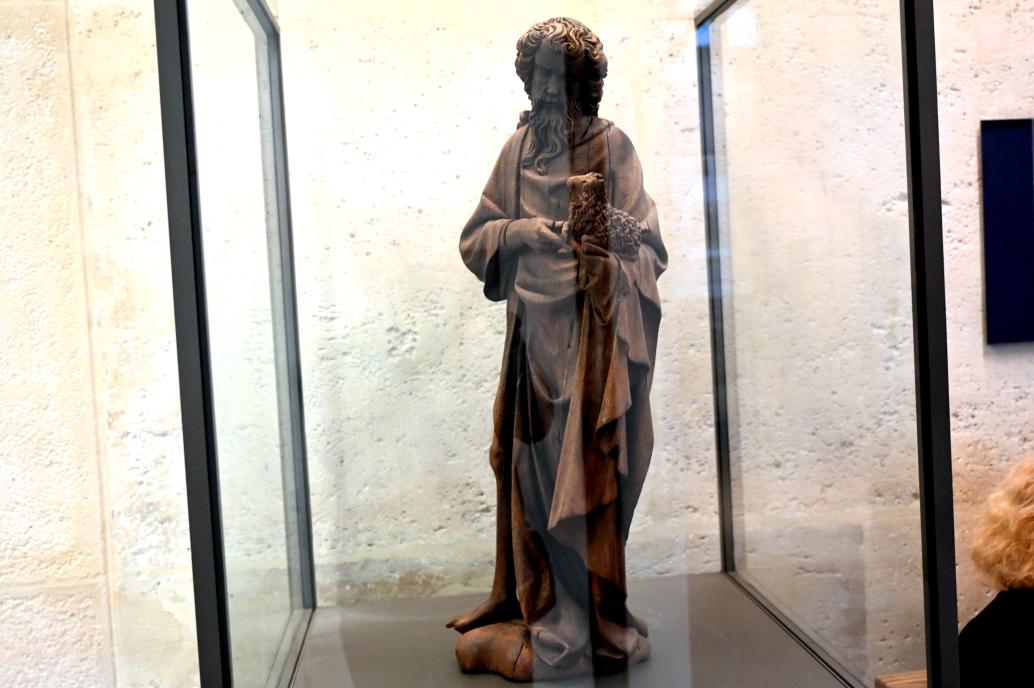 Heiliger Johannes der Täufer, Paris, Musée du Louvre, Saal 165, Beginn 15. Jhd., Bild 1/3