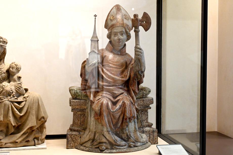Heiliger Wolfgang, Paris, Musée du Louvre, Saal 166, um 1430, Bild 1/3