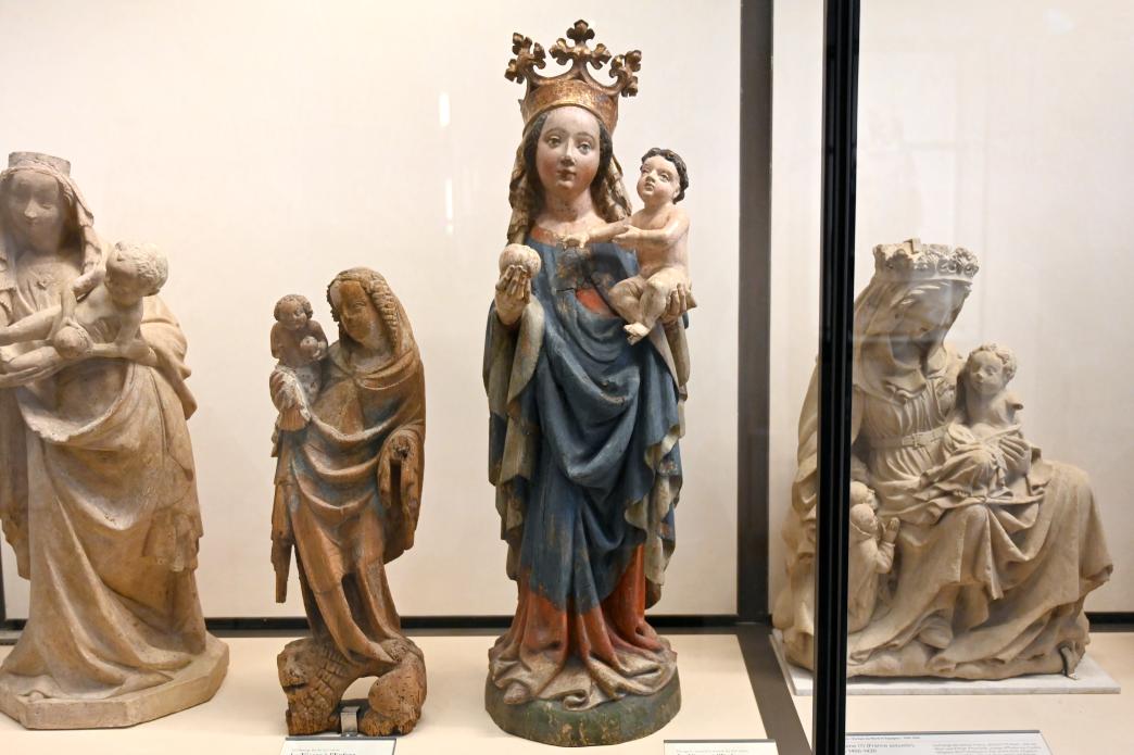 Maria mit Kind, Uschhorod, jetzt Paris, Musée du Louvre, Saal 166, 1. Hälfte 15. Jhd., Bild 1/2
