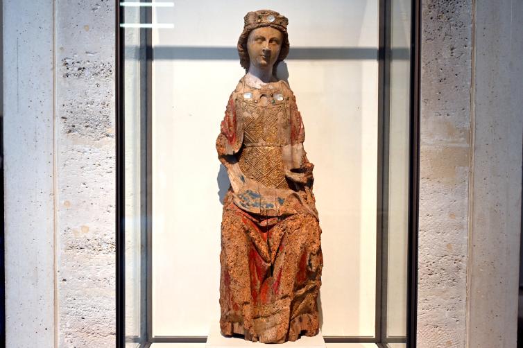 Thronende Heilige, Paris, Musée du Louvre, Saal 166, um 1300, Bild 1/3