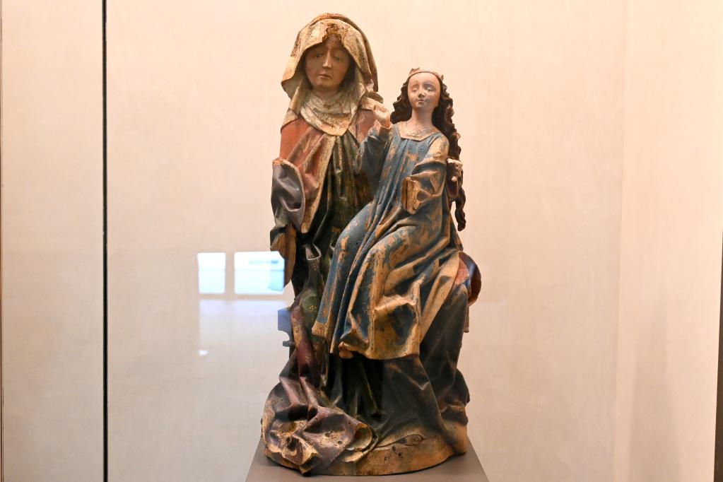 Jos Gundersheimer (Werkstatt) (1500), Heilige Anna Selbdritt, Paris, Musée du Louvre, Saal 168, um 1500, Bild 1/3