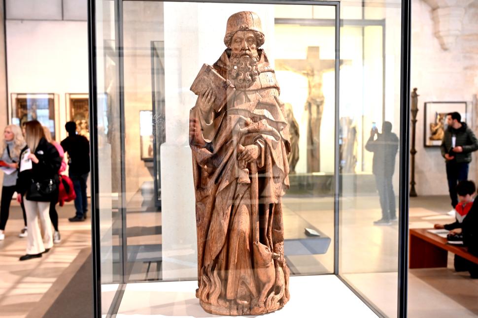 Heiliger Antonius Abbas, Paris, Musée du Louvre, Saal 169, Beginn 16. Jhd., Bild 1/4