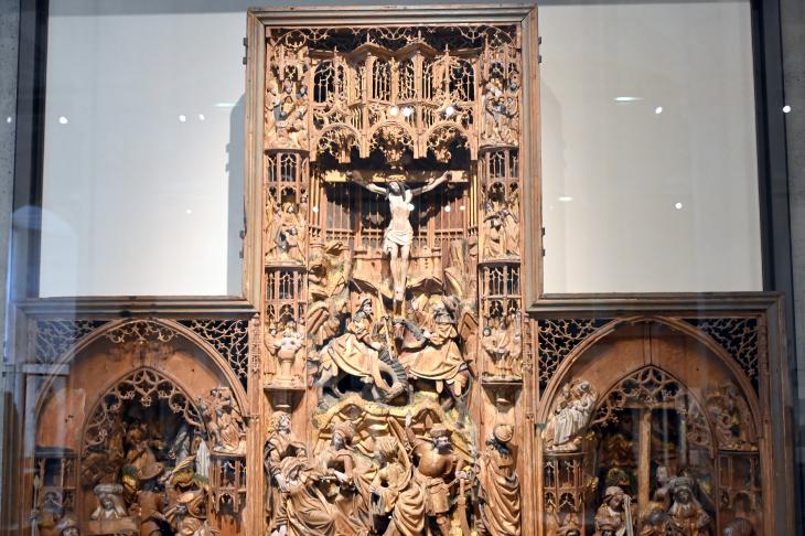 Altarbild der Passion und Kindheit Christi, Châlons-en-Champagne, Abtei von Toussaint, jetzt Paris, Musée du Louvre, Saal 169, um 1500–1510, Bild 2/8