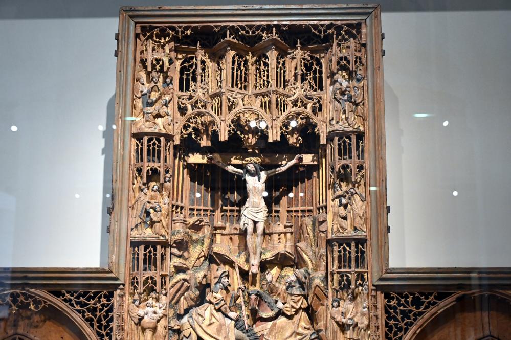 Altarbild der Passion und Kindheit Christi, Châlons-en-Champagne, Abtei von Toussaint, jetzt Paris, Musée du Louvre, Saal 169, um 1500–1510, Bild 5/8