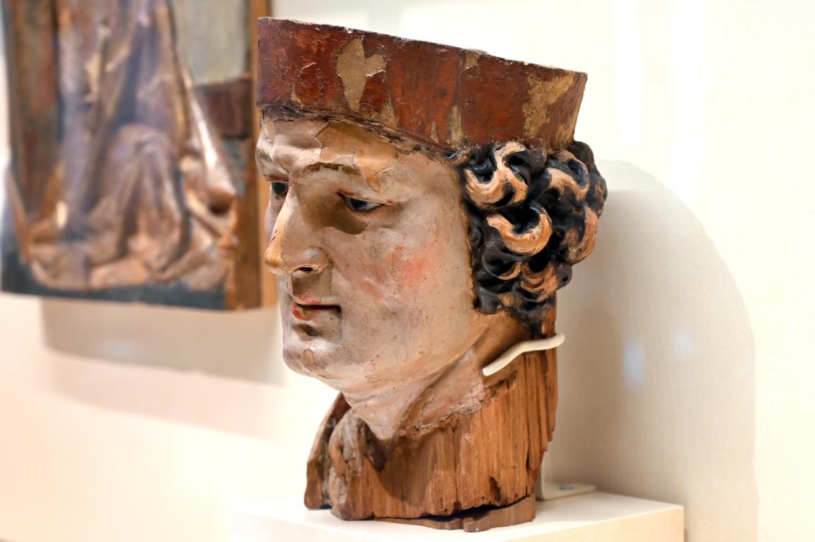 Kopf eines Heiligen, Paris, Musée du Louvre, Saal 169, um 1500–1510, Bild 3/5