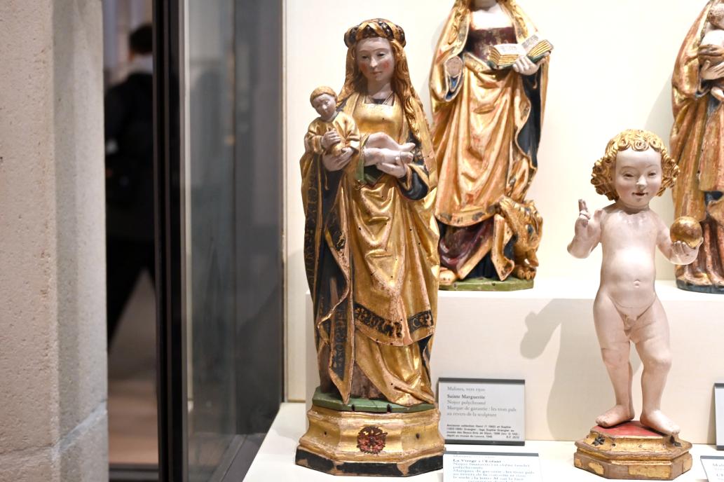 Maria mit Kind, Paris, Musée du Louvre, Saal 169, um 1500, Bild 1/3
