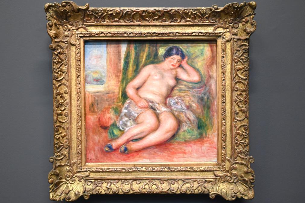 Auguste Renoir (Pierre-Auguste Renoir) (1866–1918), Schlafende Odaliske (Odaliske in Hausschuhen), Paris, Musée d’Orsay, 1915–1917, Bild 1/2