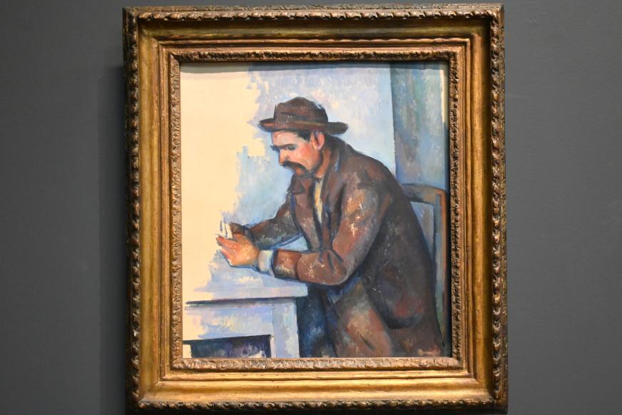 Paul Cézanne (1866–1906), Der Kartenspieler, Paris, Musée d’Orsay, 1890–1892, Bild 1/2