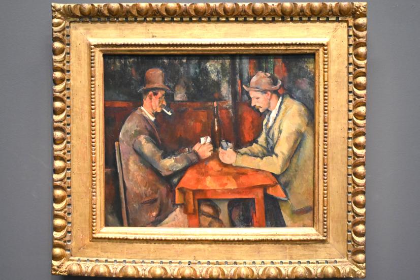 Paul Cézanne (1866–1906), Die Kartenspieler, Paris, Musée d’Orsay, 1890–1895, Bild 1/2