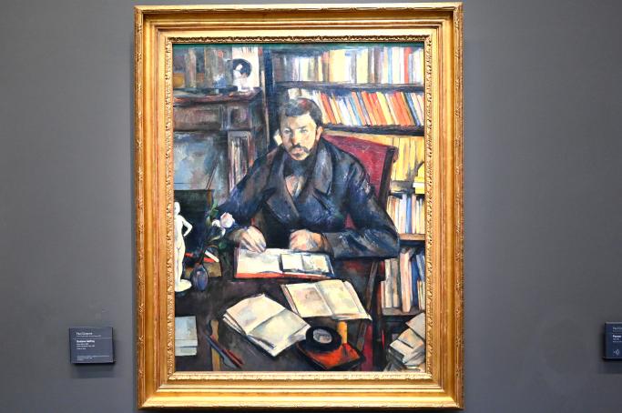 Paul Cézanne (1866–1906), Gustave Geffroy, Paris, Musée d’Orsay, 1895–1896, Bild 1/2