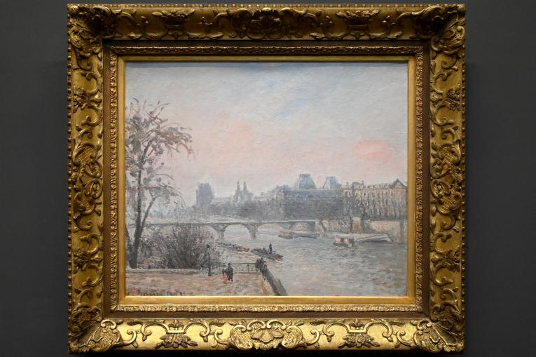 Camille Pissarro (1863–1903), Die Seine und der Louvre, Paris, Musée d’Orsay, 1903, Bild 1/2
