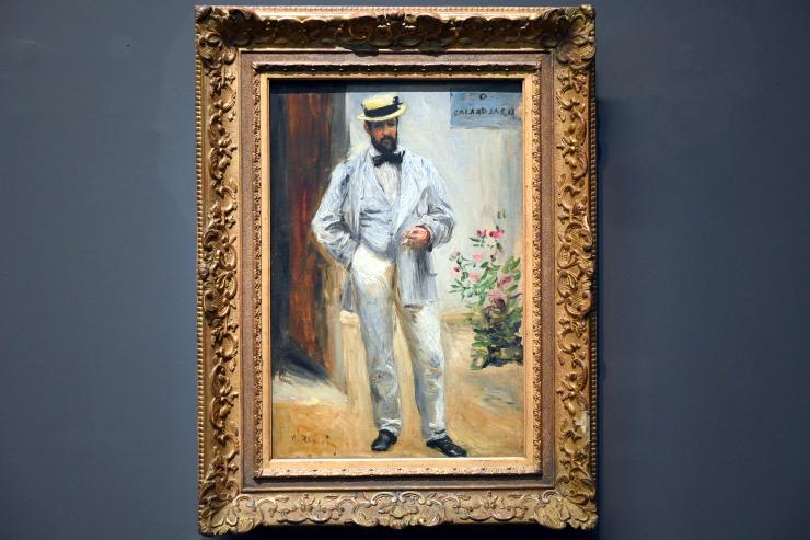 Auguste Renoir (Pierre-Auguste Renoir) (1866–1918), Porträt des Charles Le Cœur, Paris, Musée d’Orsay, 1872–1873, Bild 1/2