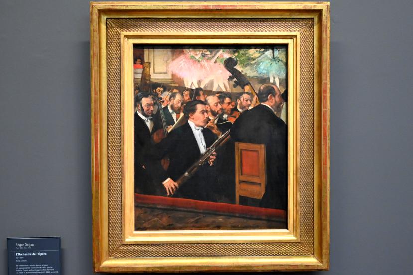 Edgar Degas (1855–1909), Das Opernorchester, Paris, Musée d’Orsay, um 1870, Bild 1/2
