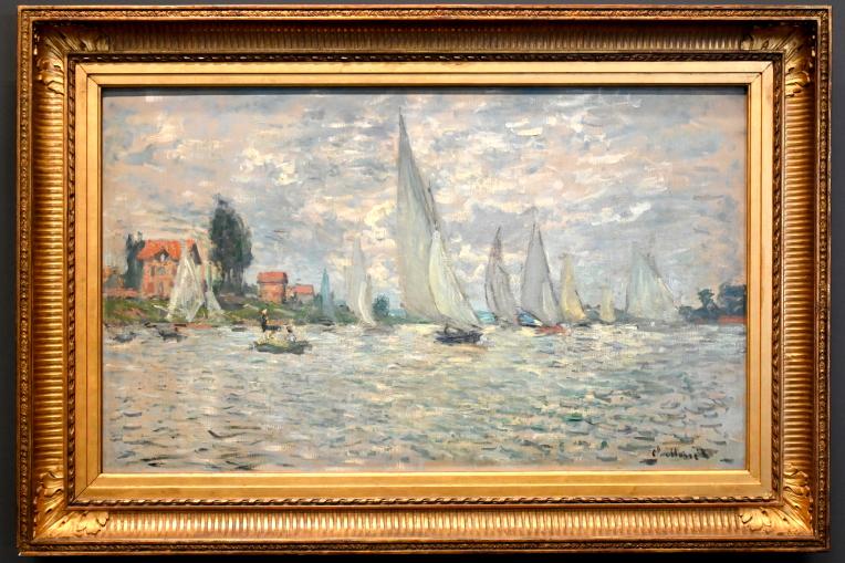 Claude Monet (1864–1925), Regatta bei Argenteuil, Paris, Musée d’Orsay, um 1872, Bild 1/2