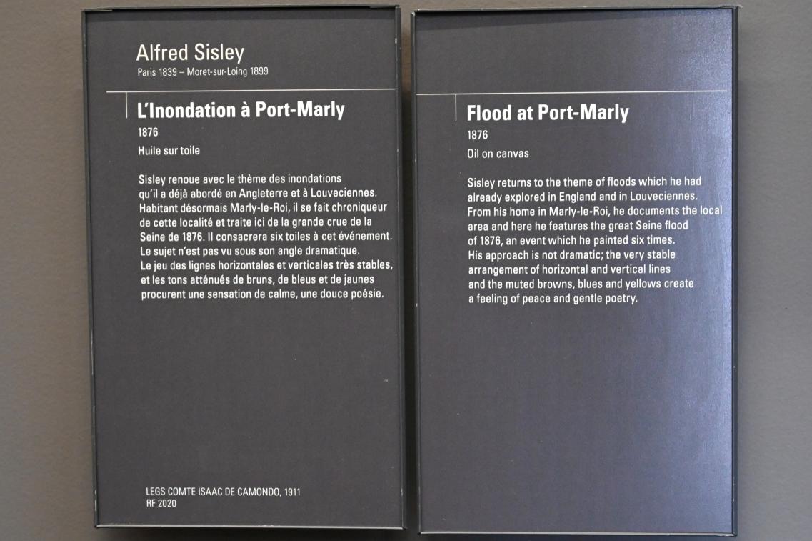 Alfred Sisley (1872–1896), Überschwemmung in Port-Marly, Paris, Musée d’Orsay, 1876, Bild 2/2