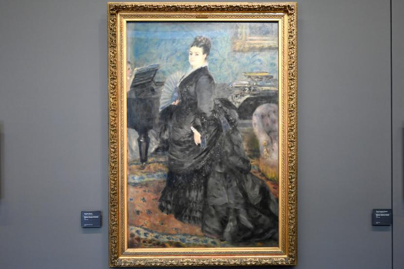 Auguste Renoir (Pierre-Auguste Renoir) (1866–1918), Madame Georges Hartmann, Paris, Musée d’Orsay, 1874
