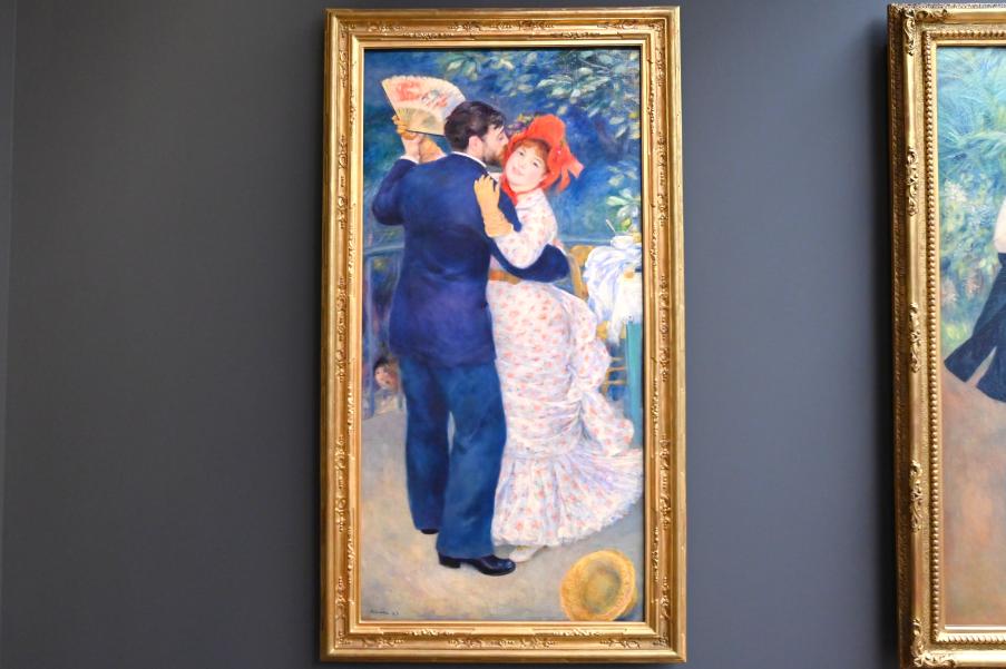Auguste Renoir (Pierre-Auguste Renoir) (1866–1918), Tanz auf dem Land, Paris, Musée d’Orsay, 1883, Bild 1/2