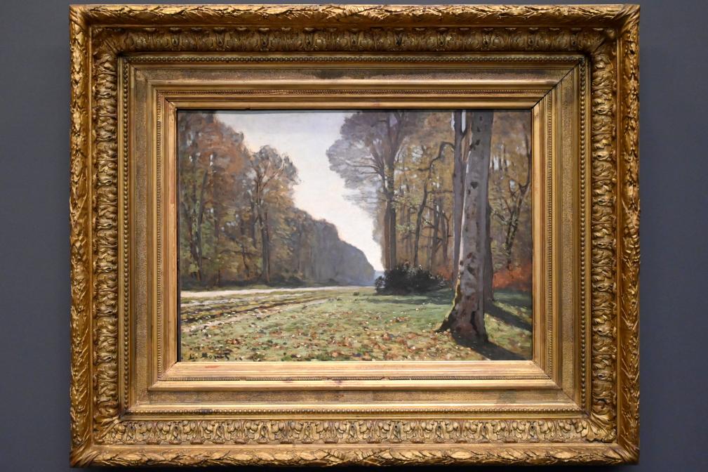 Claude Monet (1864–1925), Le Pavé de Chailly im Wald von Fontainebleau, Paris, Musée d’Orsay, um 1865, Bild 1/2