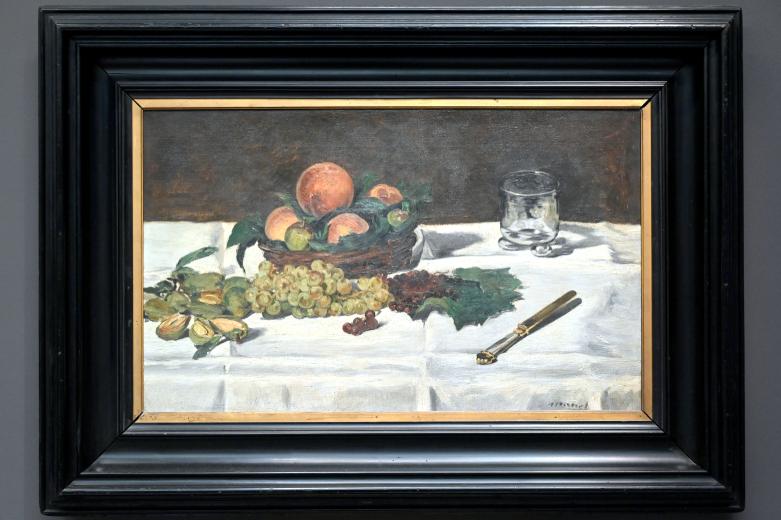 Édouard Manet (1855–1882), Obst auf einem Tisch, Paris, Musée d’Orsay, 1864, Bild 1/2