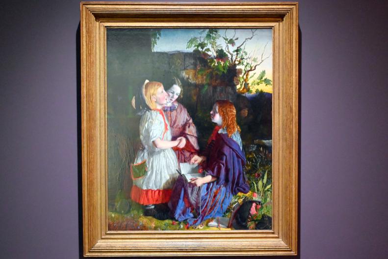 Robert Braithwaite Martineau (1860), Drei kleine Mädchen in einer Landschaft, Paris, Musée d’Orsay, um 1860, Bild 1/2