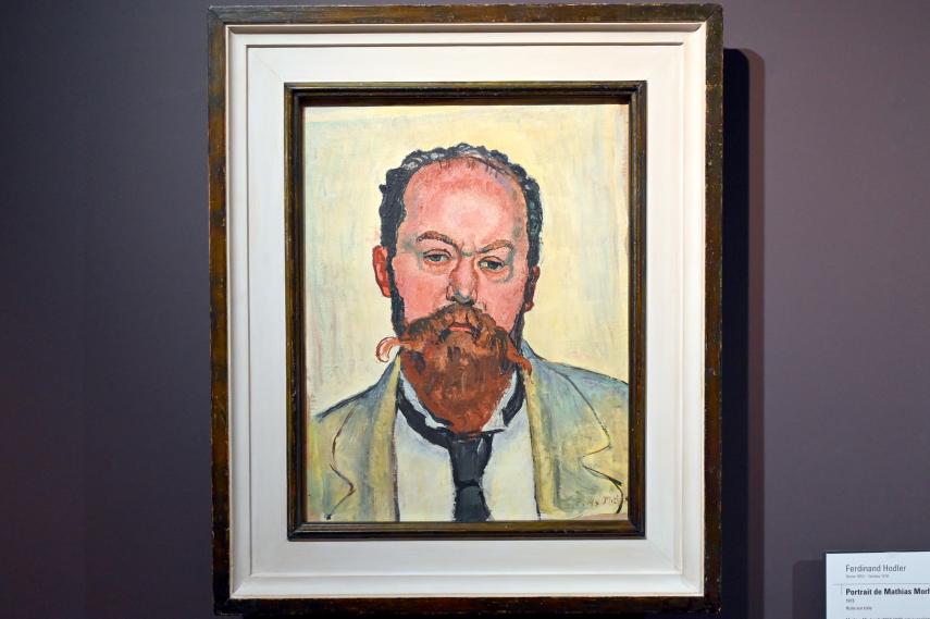 Ferdinand Hodler (1882–1915), Porträt des Mathias Morhardt, Paris, Musée d’Orsay, 1913, Bild 1/2
