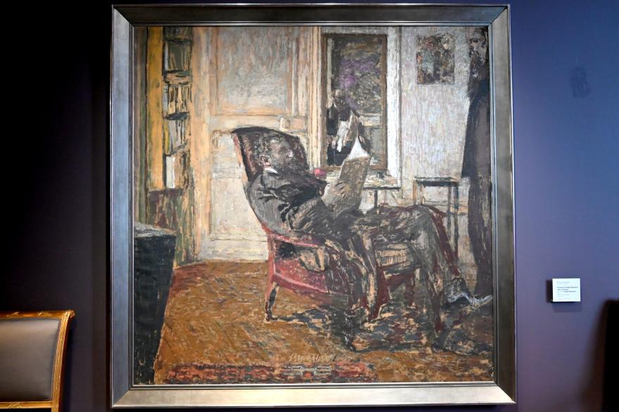 Édouard Vuillard (1889–1939), Porträt des Thadée Natanson im Lehnsessel, Paris, Musée d’Orsay, 1906
