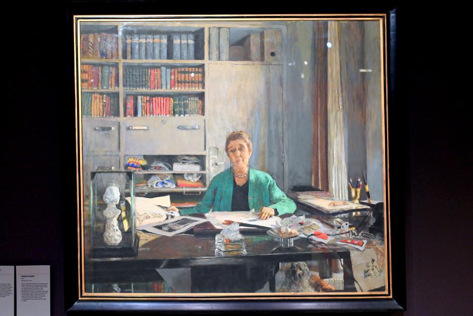 Édouard Vuillard (1889–1939), Porträt der Jeanne Lanvin, Paris, Musée d’Orsay, 1933, Bild 1/2