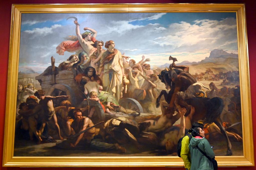 Auguste Glaize (1851), Die Frauen Galliens: eine Episode während der römischen Invasion, Paris, Musée d’Orsay, 1851