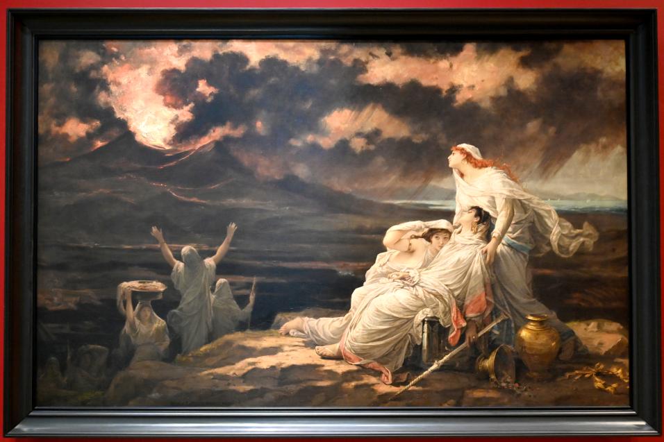 Hector Leroux (1881), Herculaneum, 23. August 79, Der Ausbruch des Vesuvs, Paris, Musée d’Orsay, 1881, Bild 1/2