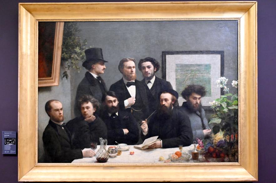 Henri Fantin-Latour (1858–1888), Tischecke, Paris, Musée d’Orsay, 1872, Bild 1/2