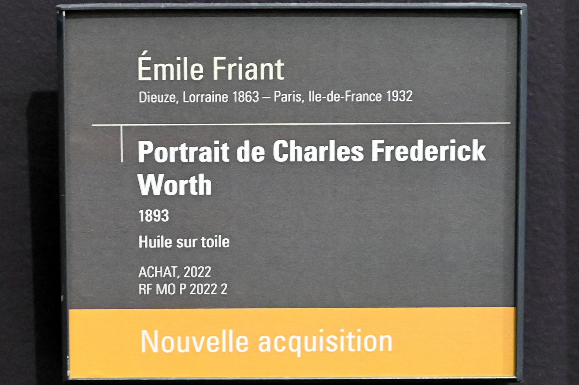 Émile Friant (1893), Porträt des Charles Frederick Worth, Paris, Musée d’Orsay, 1893, Bild 2/2