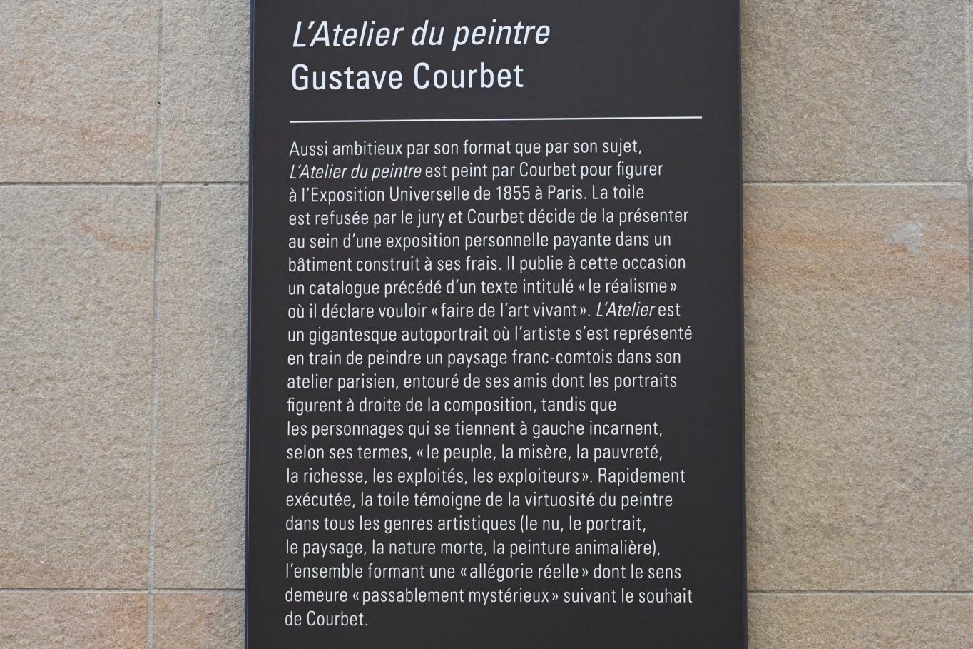 Gustave Courbet (1849–1874), Das Künstleratelier, Paris, Musée d’Orsay, 1854–1855, Bild 5/6