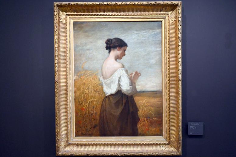William Morris Hunt (1852–1877), Bäuerin (Das Gänseblümchen), Paris, Musée d’Orsay, 1852, Bild 1/2