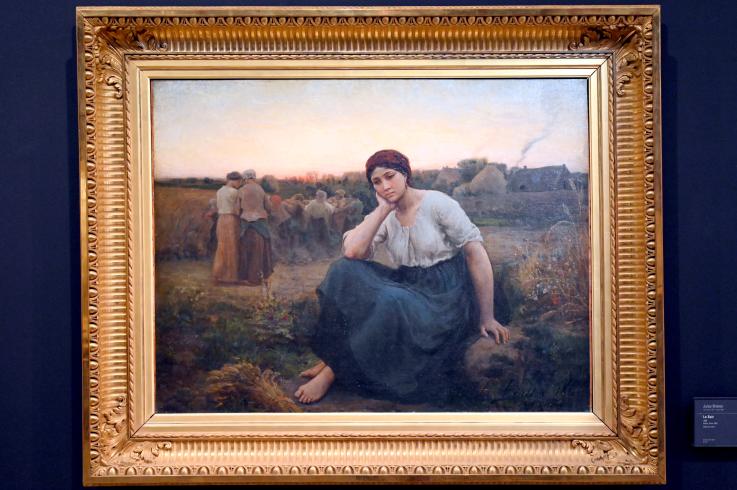 Jules Breton (1860–1868), Der Abend, Paris, Musée d’Orsay, 1860, Bild 1/2