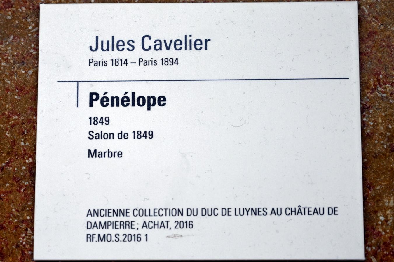 Pierre-Jules Cavelier (1849–1861), Penelope, Paris, Musée d’Orsay, 1849, Bild 3/3