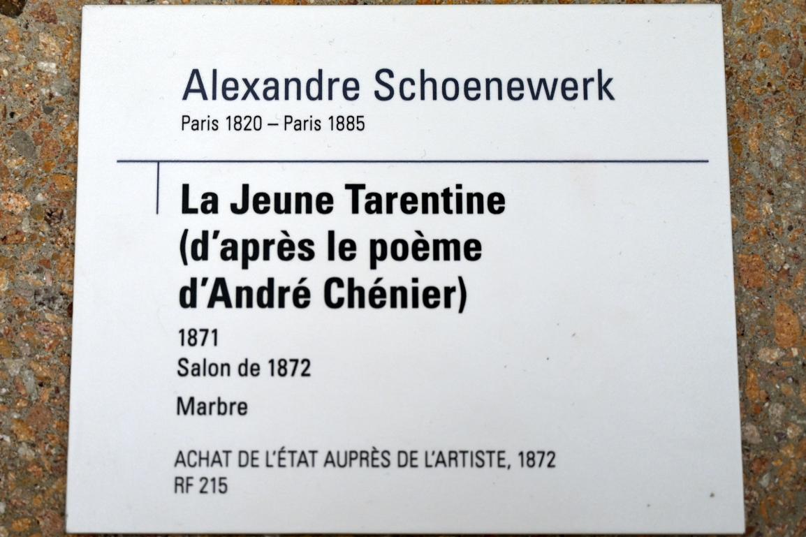 Alexandre Schoenewerk (1871), Die junge Tarenterin (nach dem Gedicht La jeune tarentine von André Chénier), Paris, Musée d’Orsay, 1871, Bild 5/5
