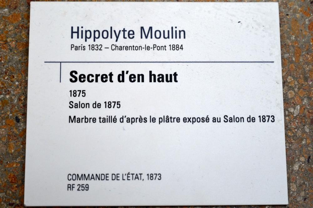 Hippolyte Moulin (1863–1875), Das Geheimnis von oben, Paris, Musée d’Orsay, 1875, Bild 3/3