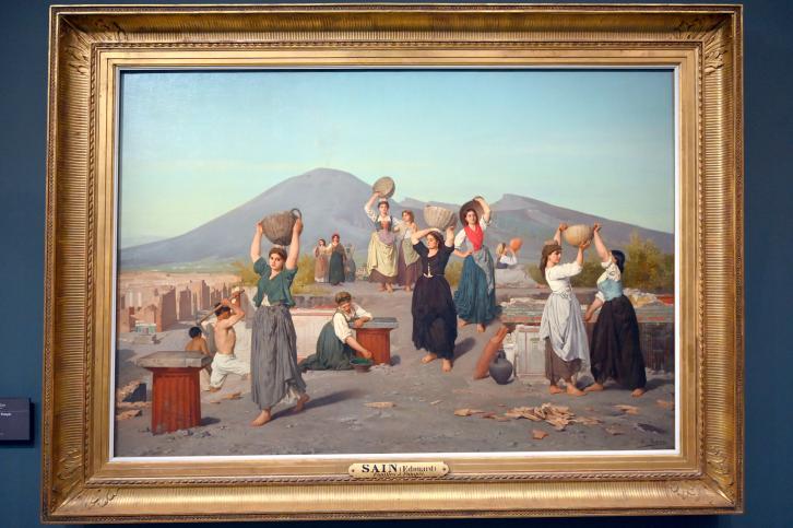 Édouard Sain (1865), Ausgrabungen in Pompei, Paris, Musée d’Orsay, 1865, Bild 1/2