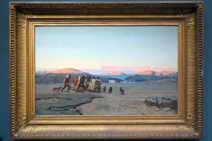 Octave Penguilly L'Haridon (1863), Die Hirten ziehen vom Stern geleitet nach Bethlehem, Paris, Musée d’Orsay, 1863, Bild 1/2