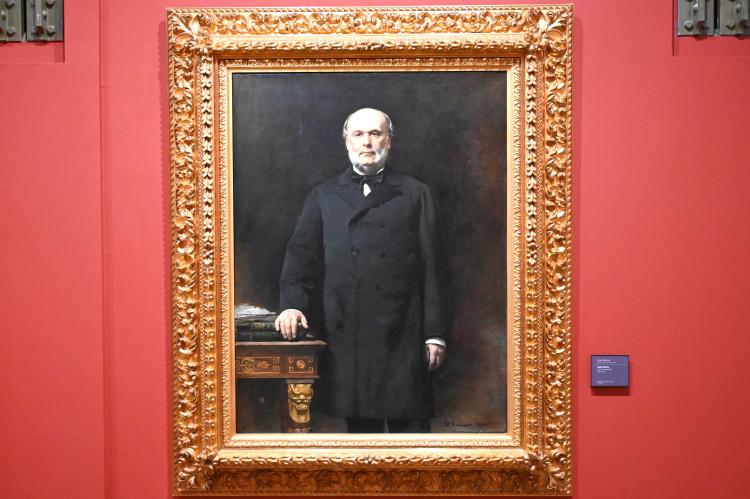 Léon Bonnat (1869–1880), Porträt des französischen Staatspräsidenten Jules Grévy (1807-1891), Paris, Musée d’Orsay, 1880, Bild 1/2
