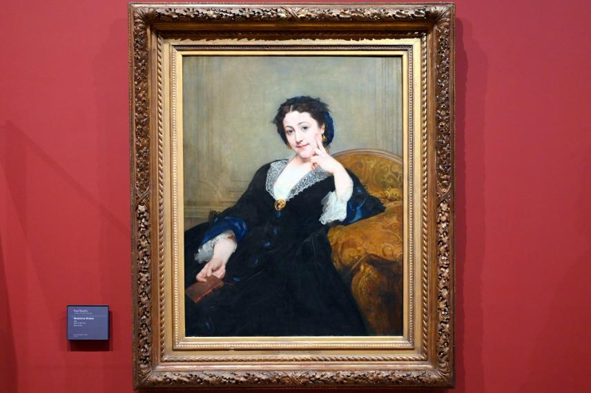 Paul Baudry (1857–1860), Porträt der französischen Schauspielerin Madeleine Brohan (1833–1900), Paris, Musée d’Orsay, 1860, Bild 1/2