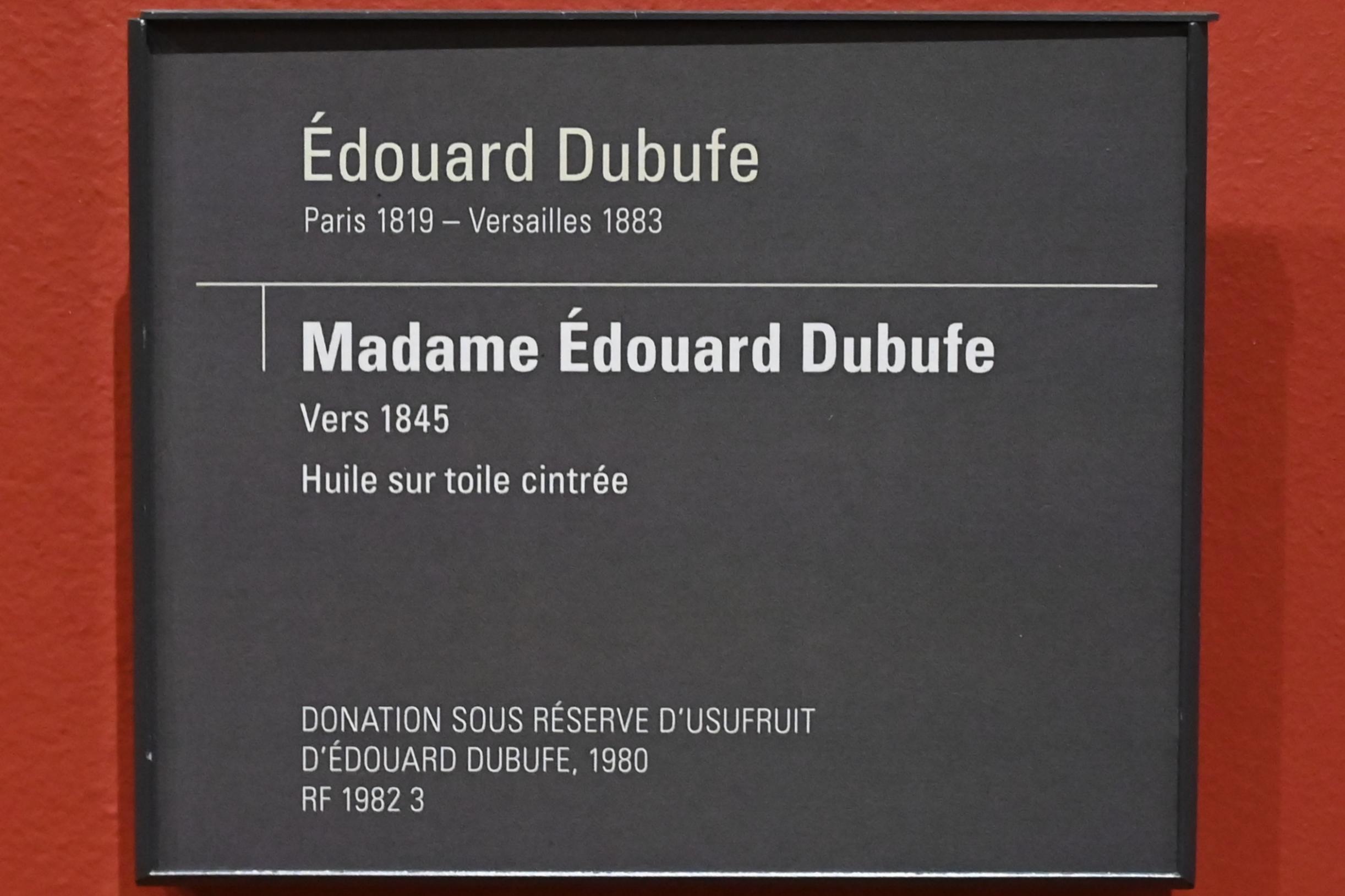 Édouard Dubufe (1845), Porträt der Madame Édouard Dubufe, Paris, Musée d’Orsay, um 1845, Bild 2/2