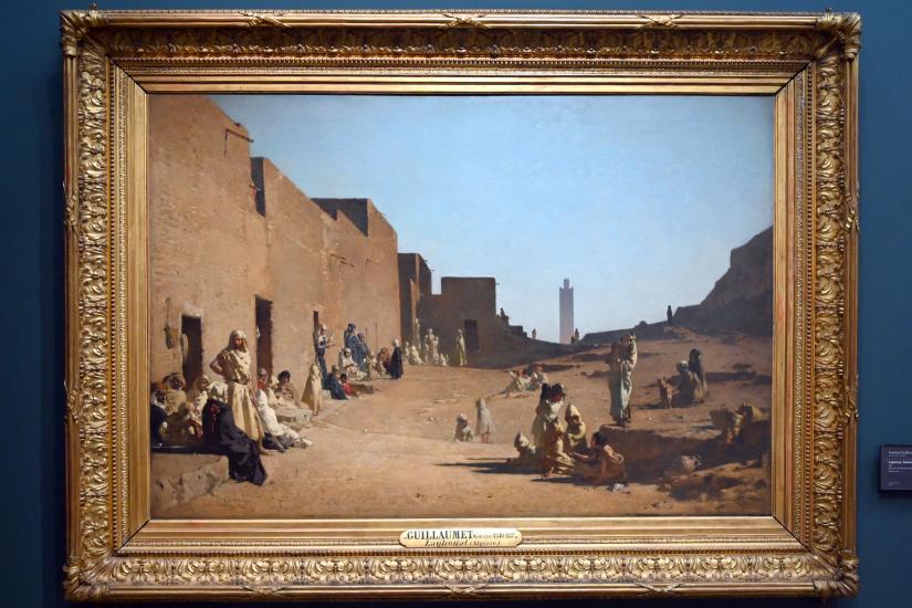 Gustave Guillaumet (1863–1884), Laghouat in der algerischen Sahara, Paris, Musée d’Orsay, 1879, Bild 1/2
