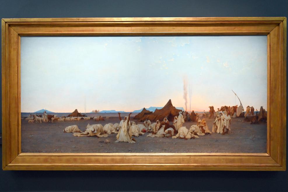Gustave Guillaumet (1863–1884), Abendgebet in der Sahara, Paris, Musée d’Orsay, 1863, Bild 1/2
