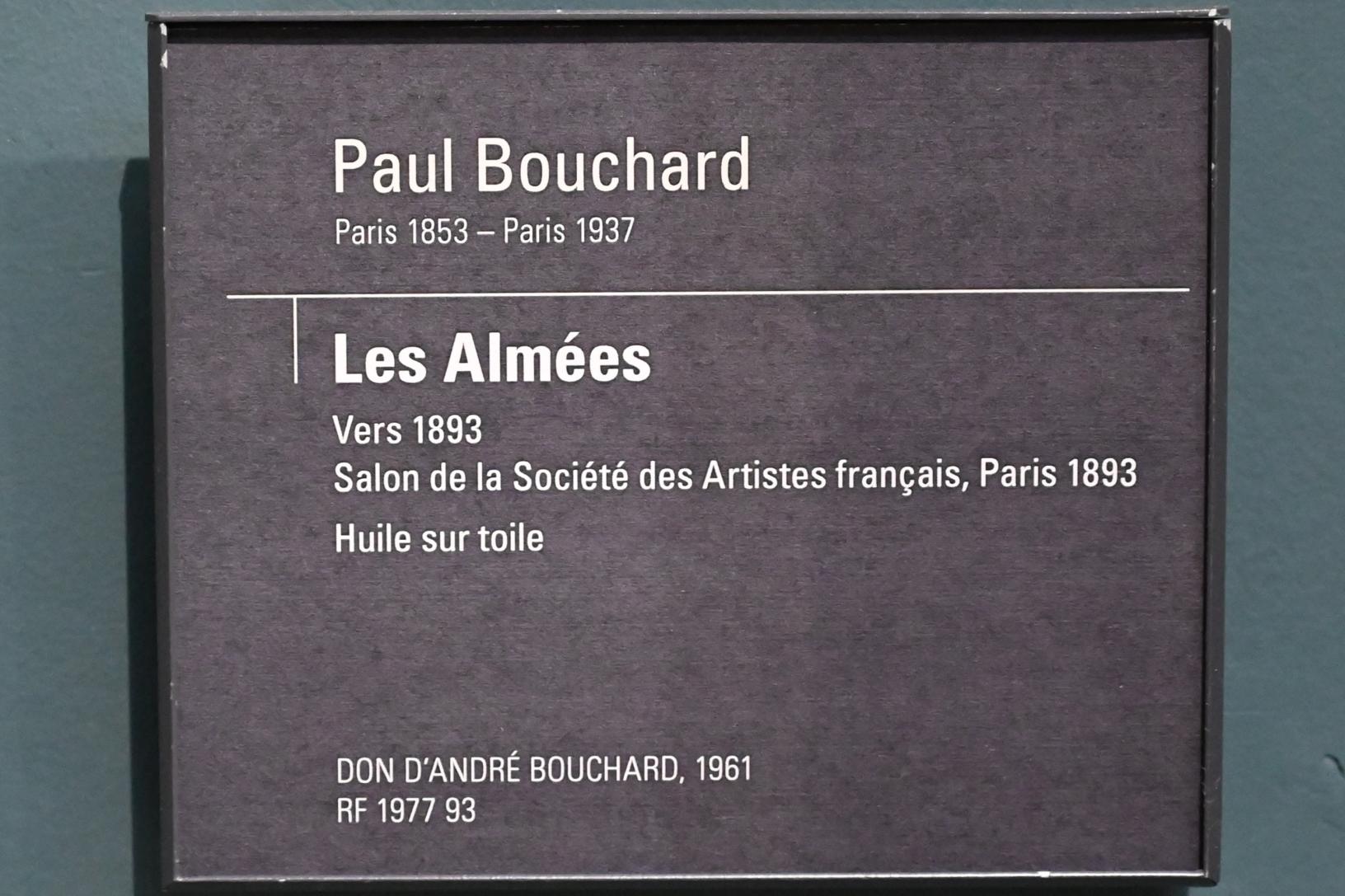 Paul Louis Bouchard (1893), Die Almäen, Paris, Musée d’Orsay, um 1893, Bild 2/2