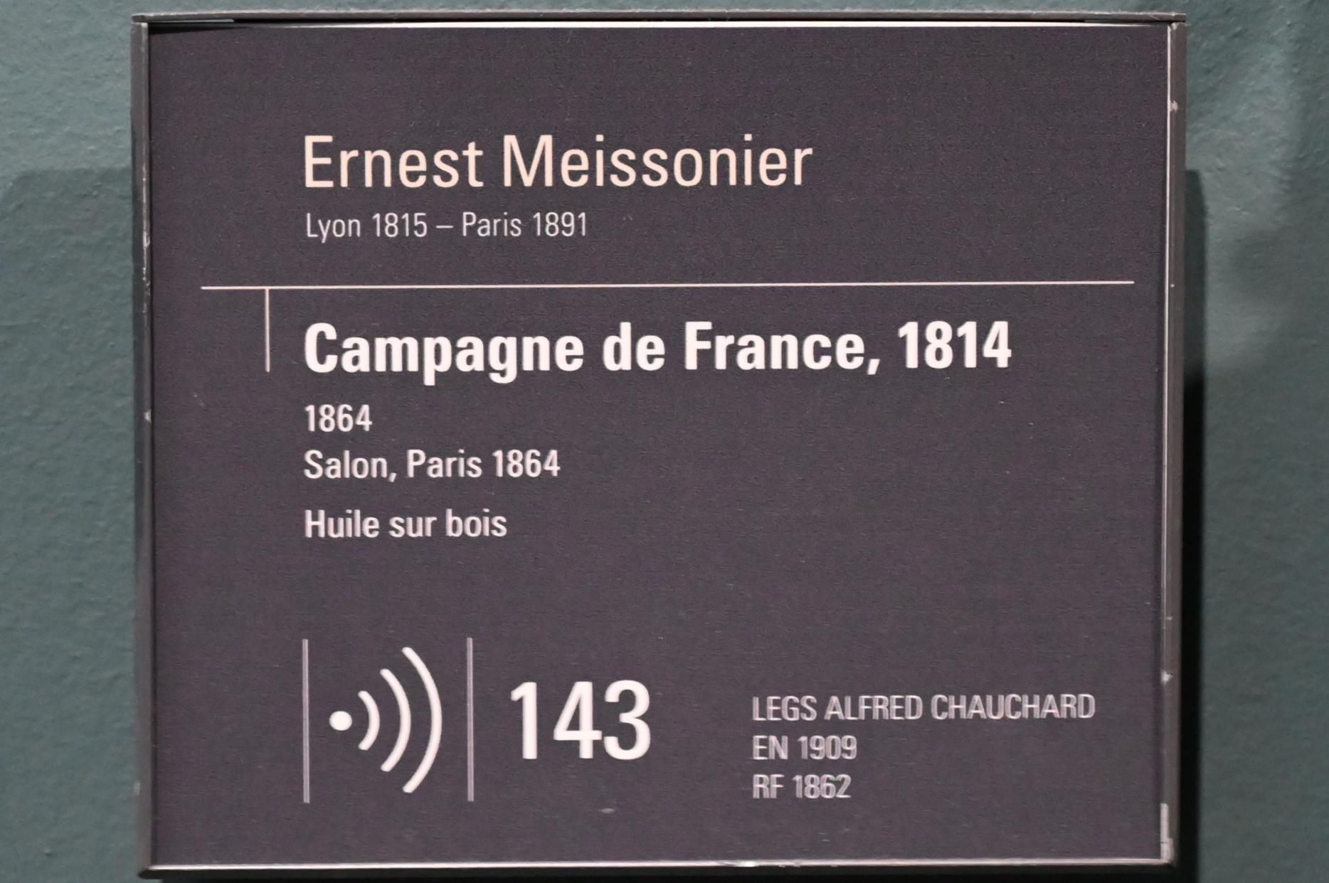 Ernest Meissonier (1849–1889), Der Frankreichfeldzug im Jahr 1814, Paris, Musée d’Orsay, 1864, Bild 2/2